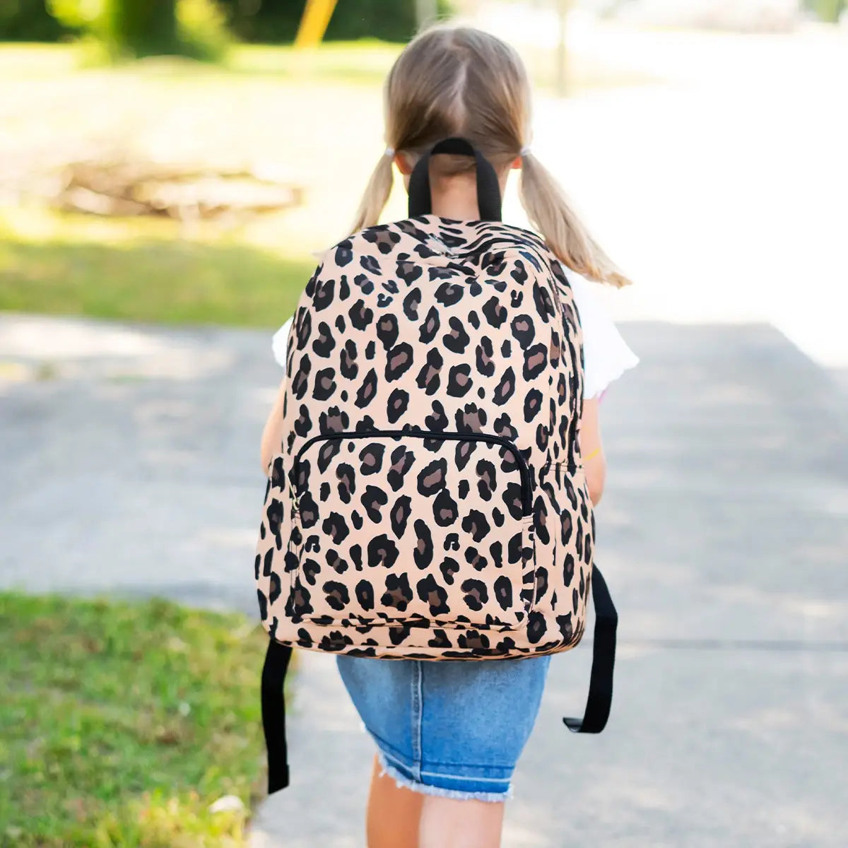 Poppy Leopard Print Backpack