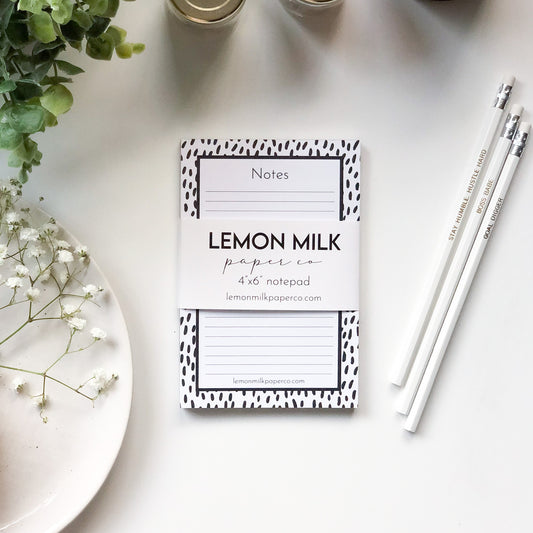 Black and White Notepad