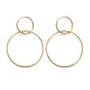 Double Hoop Stud Earrings