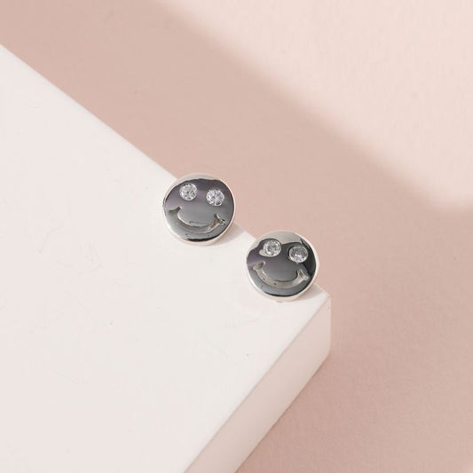 Smiley Face Stud Earrings