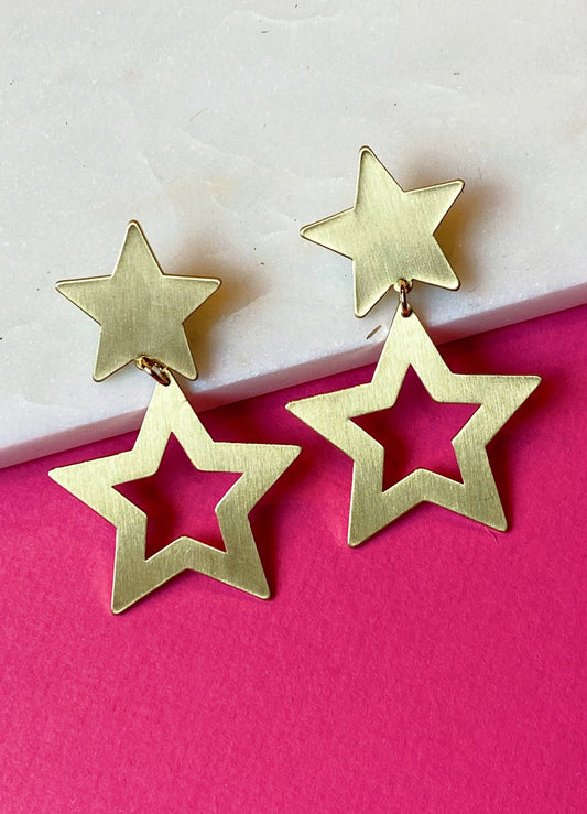 Lucky Stars Tiered Earrings