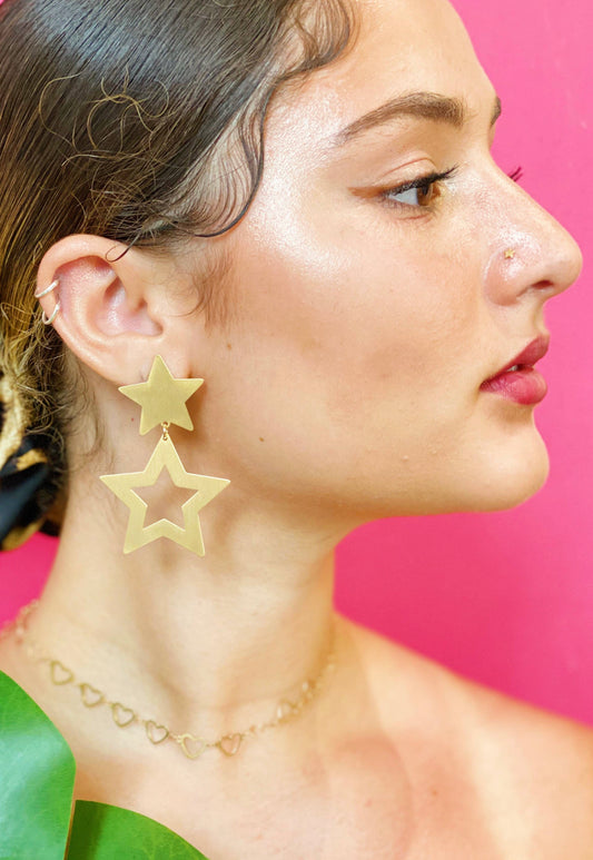 Lucky Stars Tiered Earrings